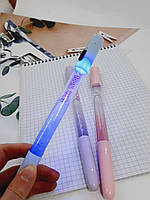 Ручка с плавающими блестками светящаяся