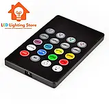 Музичний RGB контролер 6A, 12-24V, з пультом IR, для світлодіодної RGB стрічки, 3 канали по 2А, фото 3