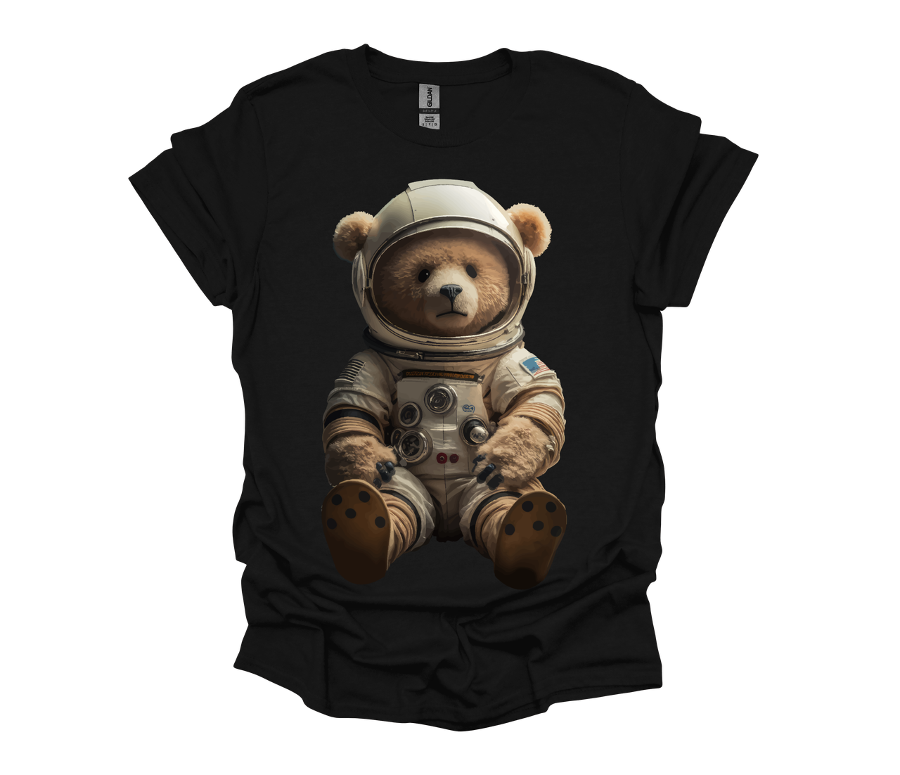 Футболка з принтом teddy bear NASA