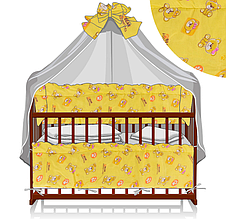 Постільний комплект у дитяче ліжечко Малютка 6 предметів
