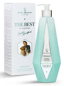 Шампунь Iv San Bernard PEGASUS LONG COAT для тварин з довгою шерстю з екстрактом мальви 550мл