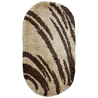 60*110 см Ковёр Fantasy 12501/89 Karat Carpet shaggy, бежевый на пол в спальню, овальный и прямоугольный.