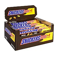 Упаковка батончиков Snickers Super +1 20 шт *112.5 г