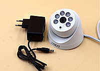 Надежная проводная AHD камера видеонаблюдения 4 MP UKC Z201 3.6 мм с джойстиком White