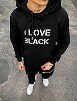 Спортивний костюм  черный I love black 5-716
