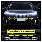Динамічна підсвітка кришки капота біла, динамічна 1,8 м, фото 3