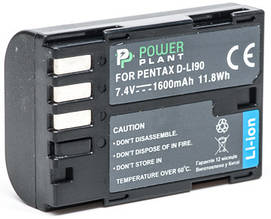 Акумулятор  Pentax D-Li90 1600mAh