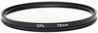 Світлофільтр  CPL 72 мм