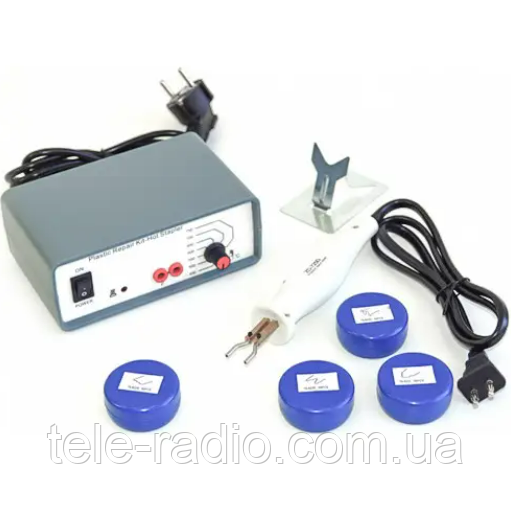 Паяльна станція для ремонту пластику, бамперів та ін. ZD8905C (200 скоб у комплекті) 40 Вт., фото 1