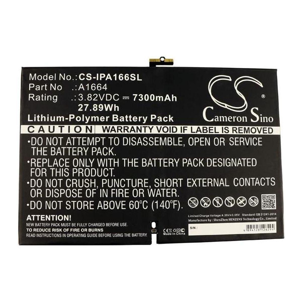 Батарея для планшета Apple iPad 10.2 iPad Pro 9.7 (Cameron Sino) 7300 mAh