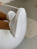 Кроссовки, кеды отличное качество Adidas Samba All White Шкіра Размер 43