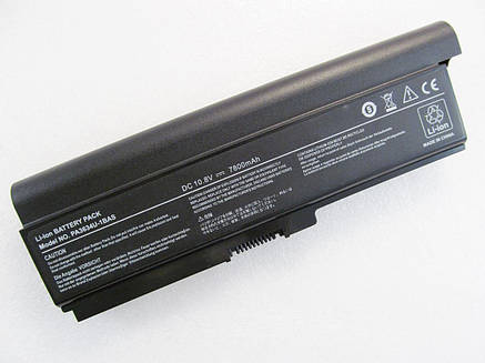 Батарея для ноутбука Toshiba PA3636U, 7800 mAh, 9cell, 10.8V, Li-ion, чорна,, фото 3