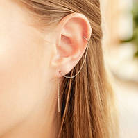 Срібні сережки протяжки