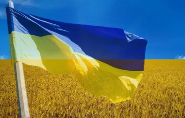 Ukraine flag Государственный флаг, прапор Заказать флаг Желто синий, флаг 90 на 60 нейлон - фото 3 - id-p1809458954