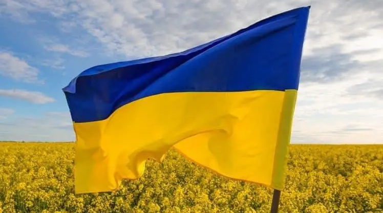 Ukraine flag Государственный флаг, прапор Заказать флаг Желто синий, флаг 90 на 60 нейлон - фото 4 - id-p1809458954