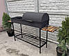 Мангал барбекю з кришкою Vulkan Alligator BBQ 125 см. На 20 шампурів., фото 4