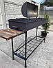 Мангал барбекю з кришкою Vulkan Alligator BBQ 125 см. На 20 шампурів., фото 7