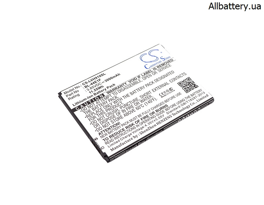 Акумулятор LG  F800, F800K, F800L, F800S, H910, H915, H918, H990, H990ds, H990n, H990T, L83BL, L84VL, LS777,, фото 1