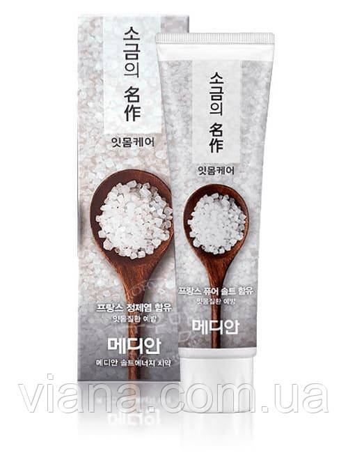 Зубна паста на основі рафінованої солі Median Masterpiece Salt 120 грам, фото 1