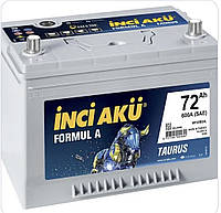 Акумулятор Inci Aku 72Ah Formula 600A R+ Asia