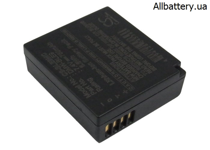 Акумулятор Panasonic Lumix DMC-GF6X, Lumix DMC-DMC-S6K, Lumix DMC-GF3, Lumix DMC-GF3C, Lumix DMC-GF3CK,, фото 1
