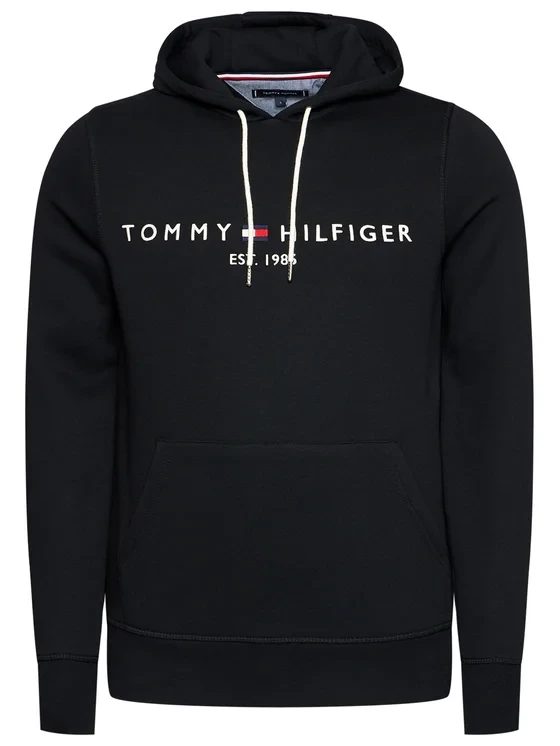 Чоловічий Світшот TOMMY HILFIGER Core Logo Чорний Regular Fit (Розмір М) ОРИГІНАЛ