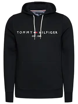 Чоловічий Світшот TOMMY HILFIGER Core Logo Чорний Regular Fit (Розмір М) ОРИГІНАЛ