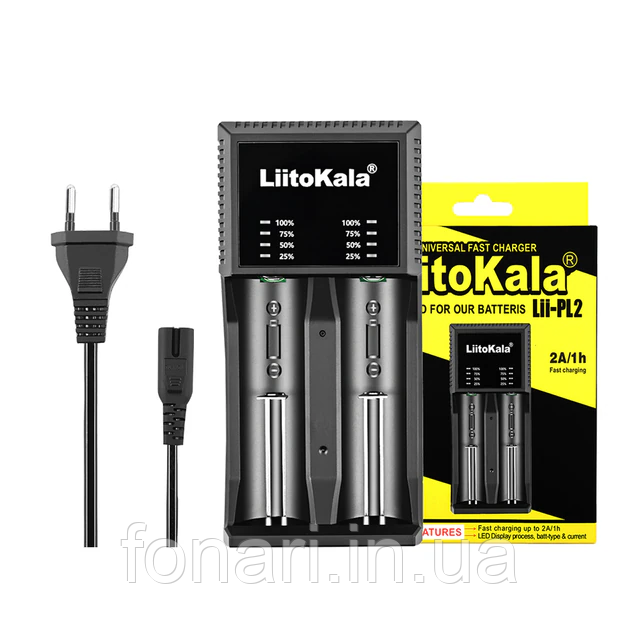 Liitokala Lii-PL2 — Універсальний зарядний пристрій для Li-ion/Ni-Mh/Ni-Cd акумуляторів (включно з 21700)