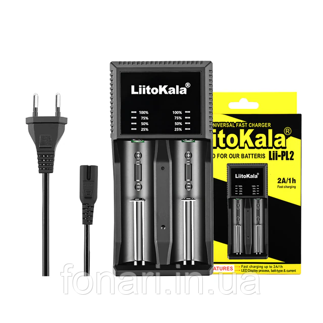 Liitokala Lii-PL2 - Универсальное зарядное устройство для Li-ion/Ni-Mh/Ni-Cd аккумуляторов (включая 21700), фото 1