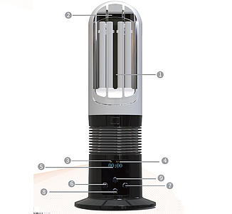 Лампа Yonker YK-6000D UVB-311nm (лікування захворювань шкіри)