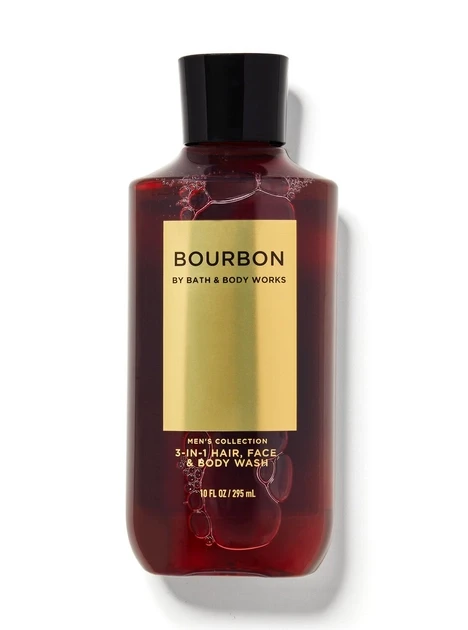 Гель для душу три-в-одному із чоловічої колекції Bath and Body Works Whiskey Reserve 3-in-1 Hair, Face & Body