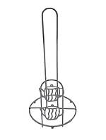 Подставка для рулона бумажного полотенца вертикальная Держатель настольный нержавейка под полотенце H 28 cm