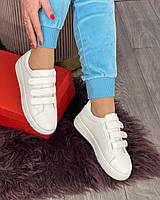 Женские белые кроссовки стильные удобные жіночі білі кроссівки , шикарное качество