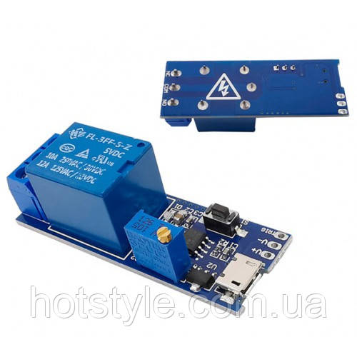 1-канальный модуль реле 5-30В MicroUSB с задержкой времени, Arduino , 102978 - фото 1 - id-p1135159018