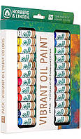 Художні масляні фарби NORBERG & LINDEN 24 кольори по 12 мл.