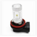 DRL ДХО LED-лампи діодні H8 H11 30 W з лінзою, фото 2