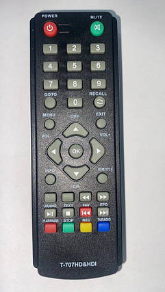 Пульт для тюнера GoldMaster T-707 (DVB-T2), фото 2