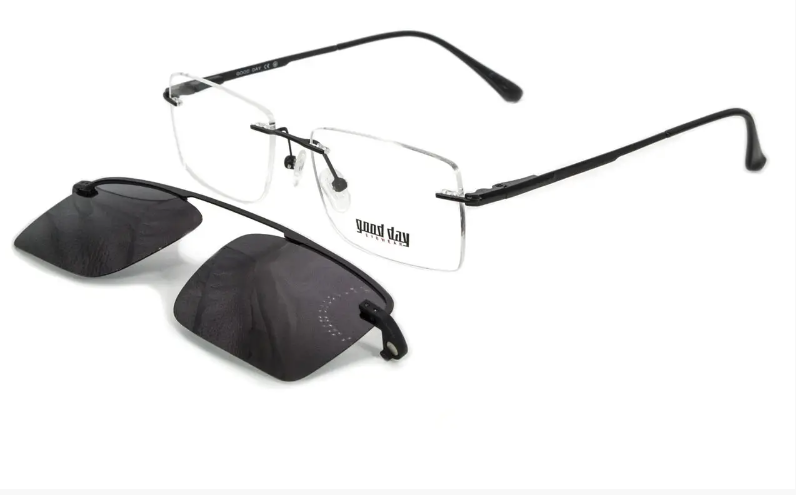 Окуляри при астигматизмі з кліпсами для сонця покриття HMC,EMI,UV400 - Корея, фото 1