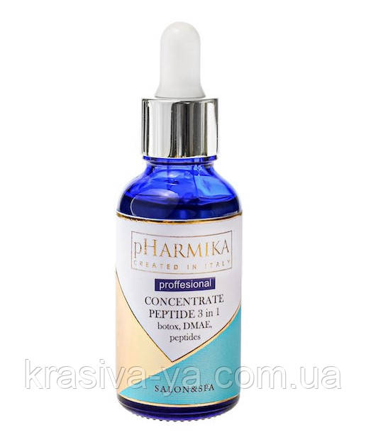 Фаза 3. Пептидний концентрат 3в1 – ботокс /ДМАЕ /пептиди 3in1 Peptide Concentrate – Botox /DMAE /Peptides. 30 мл