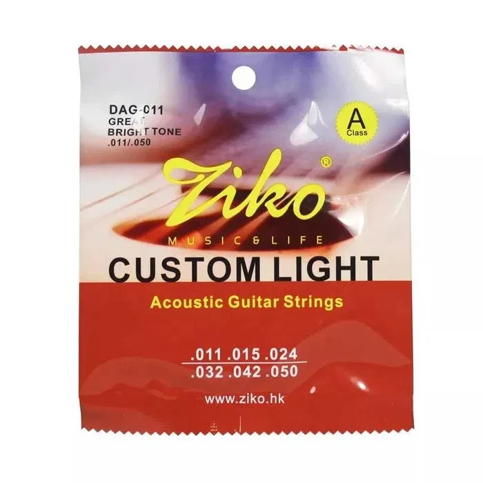 Струни Ziko Custom Light DAG-011 (.011/.050) (бронза)