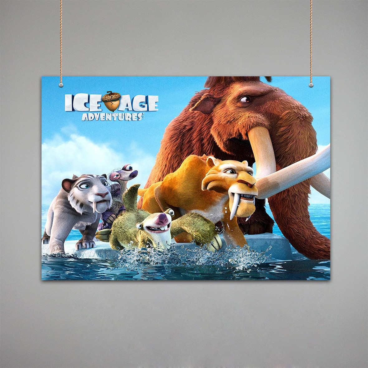 Постер: Льодовиковий період, Ice Age (Макет No1)