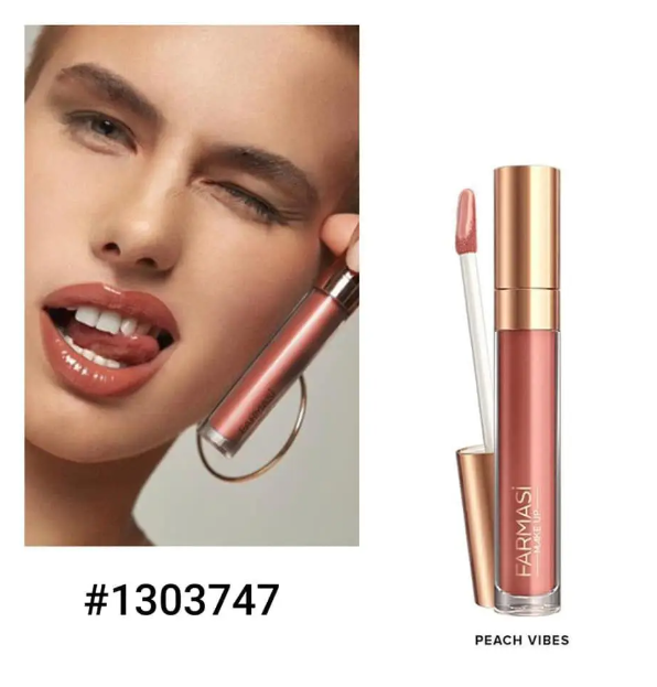 Блиск для губ Farmasi Nude for All Lip Gloss 04 Соковитий персик/Peach Vibes Make Up Farmasi, 4 мл