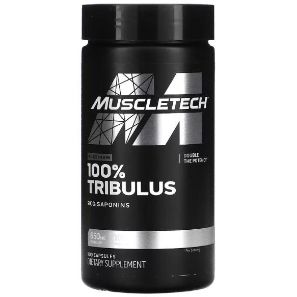 Тестостероновий бустер MuscleTech Platinum 100% Tribulus 650 mg 90% saponins (100 капсул.)