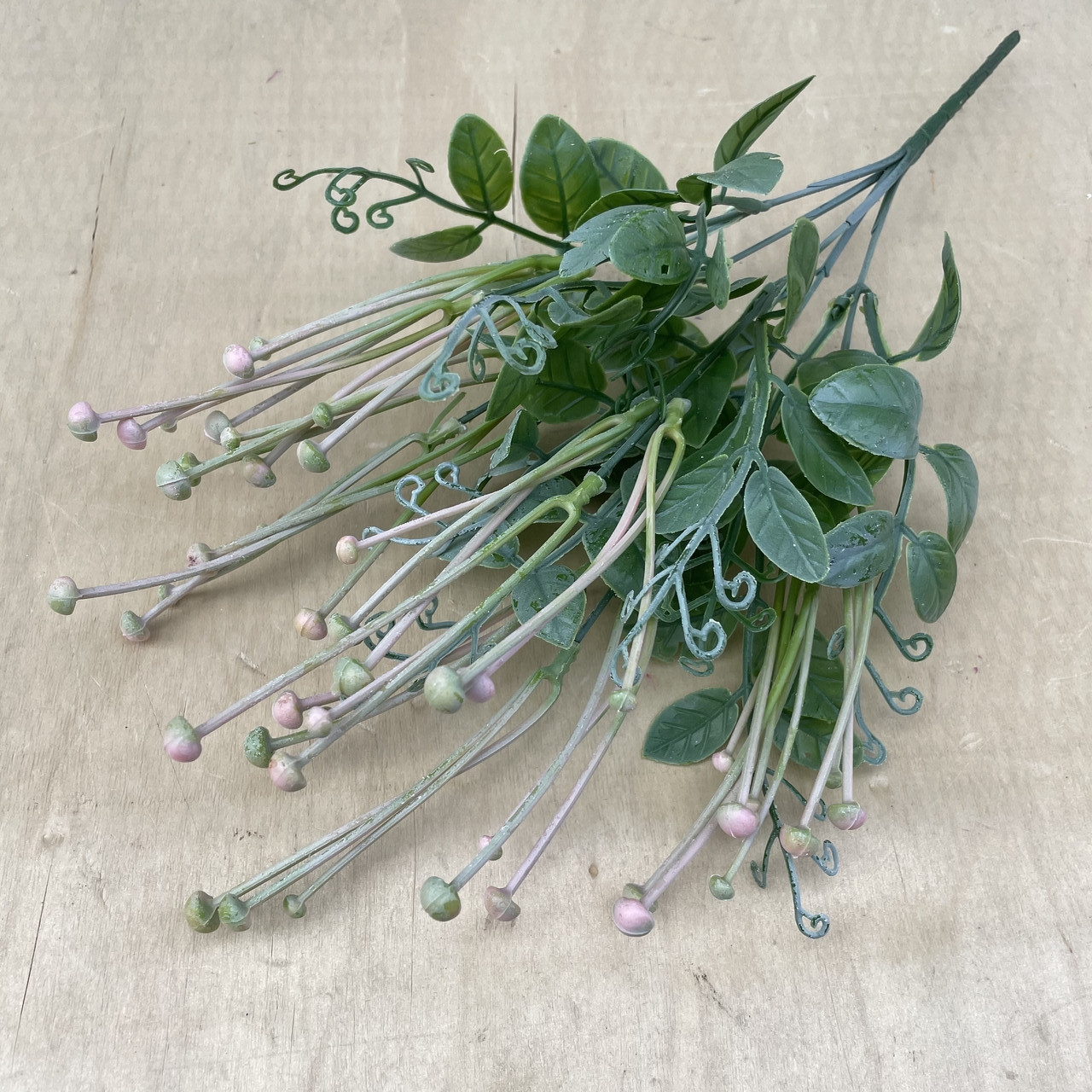 Штучні квіти Куст добавка пластик 38 см пастельний, фото 1