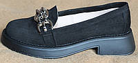 Туфли женские лоферы замшевые от производителя модель КС23-270В
