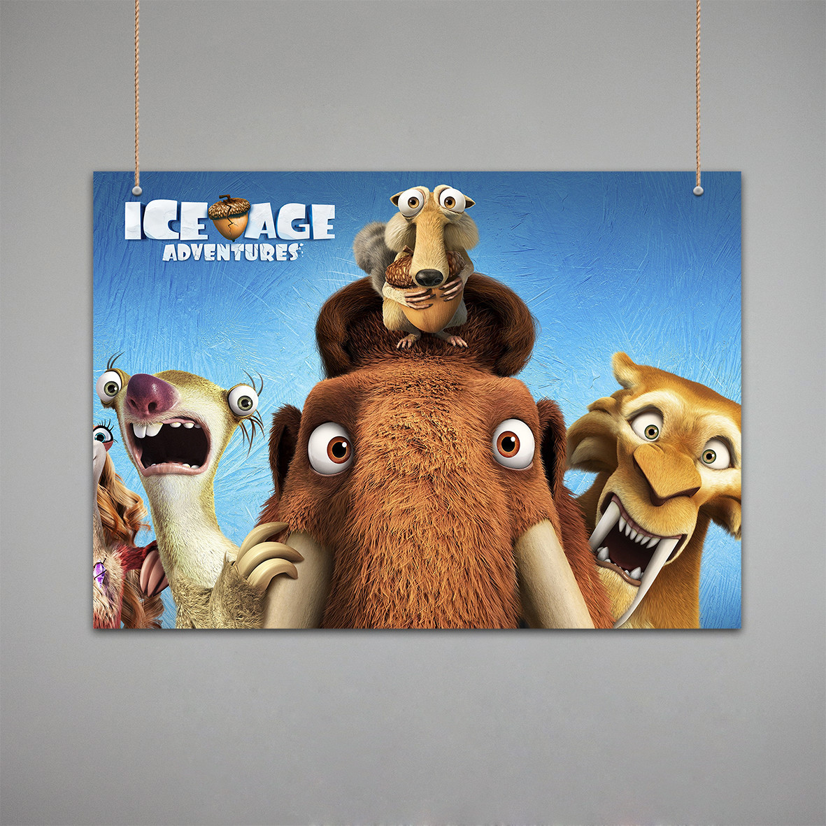 Постер: Льодовиковий період, Ice Age (Макет №4)