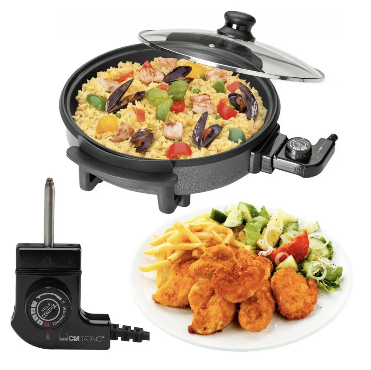 Електросковорода Clatronic PP 3401 1500 Вт 32 см Німеччина, фото 1