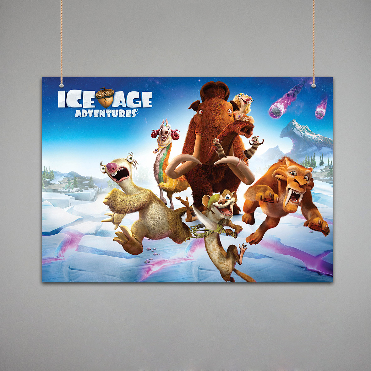 Постер: Льодовиковий період, Ice Age (Макет No5)