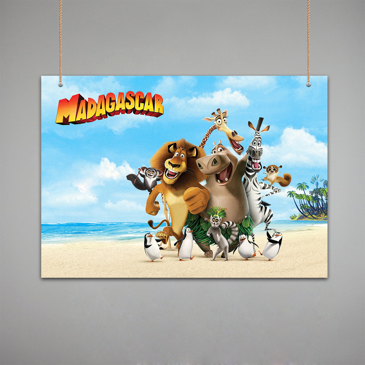 Постер: Мадагаскар, Madagascar (Макет No1)