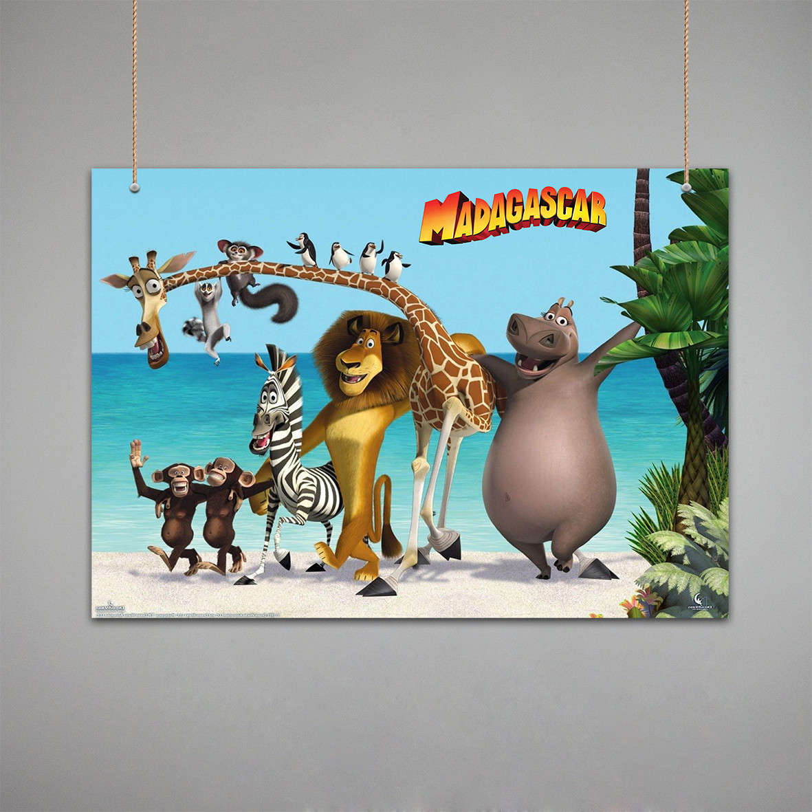 Постер: Мадагаскар, Madagascar (Макет No2)